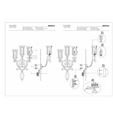 382020103 Бра CHIARO Айвенго