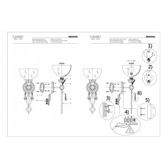 382020301 Бра CHIARO Айвенго