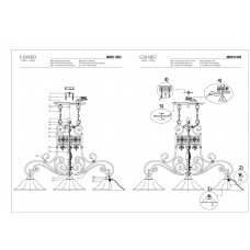 382011503 Айвенго 3*60W Е27 220 V люстра
