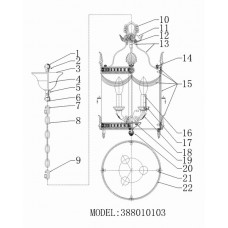 388010103 Дионис 3*60W E14 220 V люстра 388010103 Дионис 3*60W E14 220 V люстра