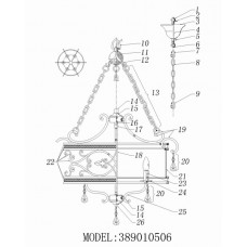 389010506 Люстра CHIARO Магдалина 389010506 Люстра CHIARO Магдалина