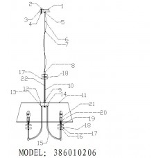 386010206 Люстра CHIARO Палермо 386010206 Люстра CHIARO Палермо