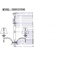 386010306 Люстра CHIARO Палермо 386010306 Люстра CHIARO Палермо