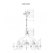390010606 Люстра CHIARO Шале 390010606 Люстра CHIARO Шале