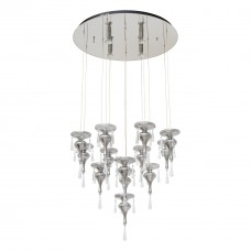 455010213 Симона 13*20W G4 12 V+4*50W GU10 люстра(пульт)