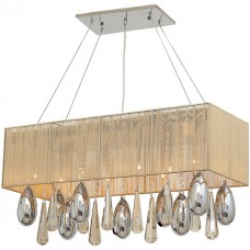 465015510 Жаклин 10*2.5W G4 LED 220 V люстра (пульт)