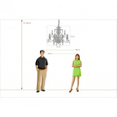 639012312 Люстра CHIARO Версаче