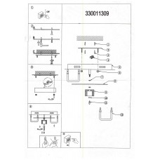 330011309 Альтаир хром 9*20W G4 12 V LED люстра (пульт)