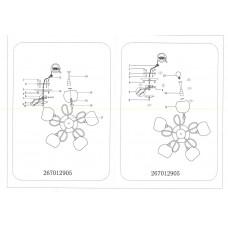 267012905 Люстра MW-Light Фиеста