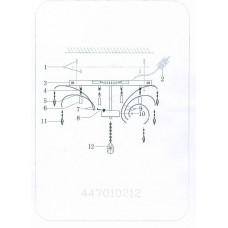 447010212 Патриция 12*20W G4 12 V люстра