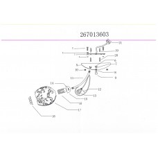 267013603 Фиеста 3*60W E14 220 V люстра