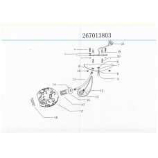 267013803 Фиеста 3*60W E14 220 V люстра