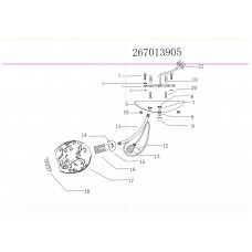 267013905 Фиеста 5*60W E14 220 V люстра