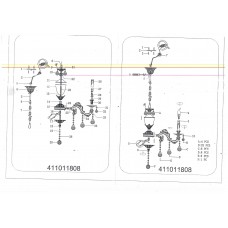 411011808 Люстра CHIARO Паула
