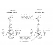 282011708 Сицилия 8*40W E14 220 V люстра 282011708 Сицилия 8*40W E14 220 V люстра