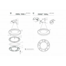 687010501 Фризанте 1*50W LED 220 V люстра (пульт) 687010501 Фризанте 1*50W LED 220 V люстра (пульт)