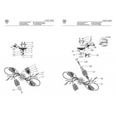 334013804 Люстра MW-Light Верона