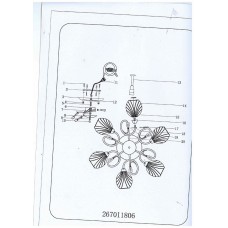 267011805 Люстра MW-Light Фиеста