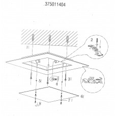 375011404 Чаша02 4*40W E27 220 V люстра 375011404 Чаша02 4*40W E27 220 V люстра