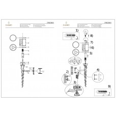 378020801 Бра CHIARO Беатрис