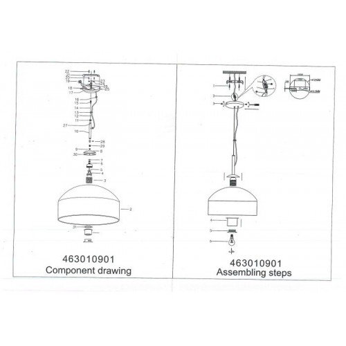 463010901 Светильник MW-Light Клэр