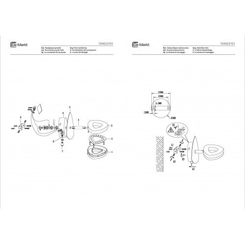 704023701 Этингер 1*4W LED 220 V спот