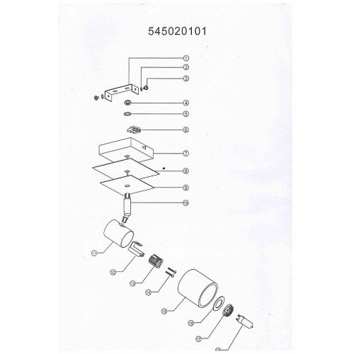 545020101 Астор 1*40W G9 220 V спот