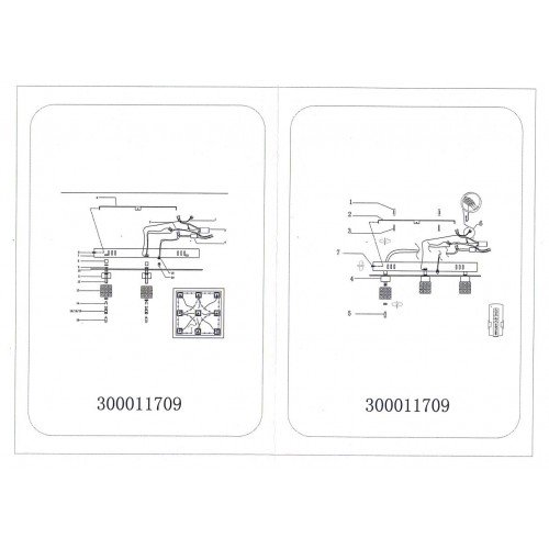 300011709 Техно 9*20W G4 LED 12 V люстра