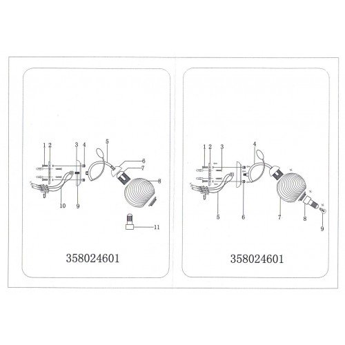 358024601 Грация 1*60W E27 220 V бра