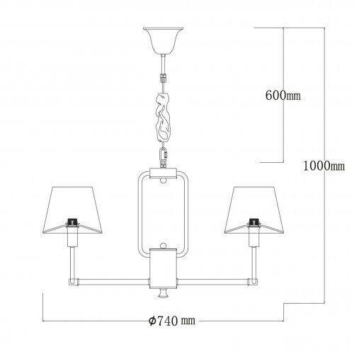 355014608 Люстра MW-Light София