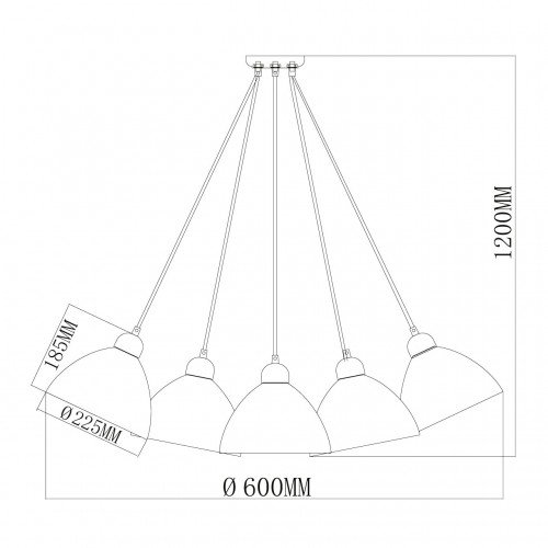 365014505 Люстра MW-Light Улыбка