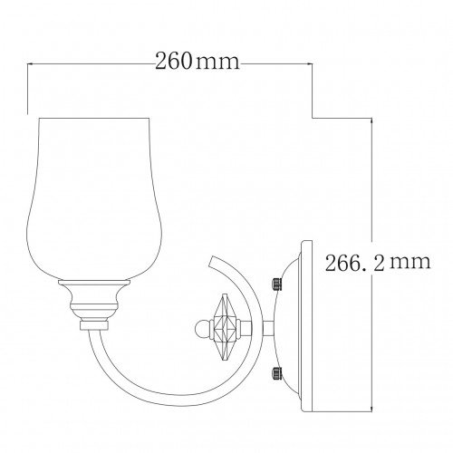 386027801 Бра MW-Light Палермо