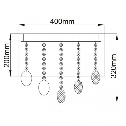 465011305 Люстра MW-Light Жаклин