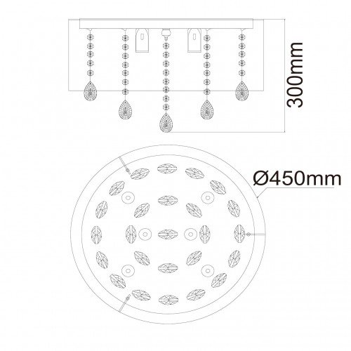 465015606 Люстра MW-Light Жаклин