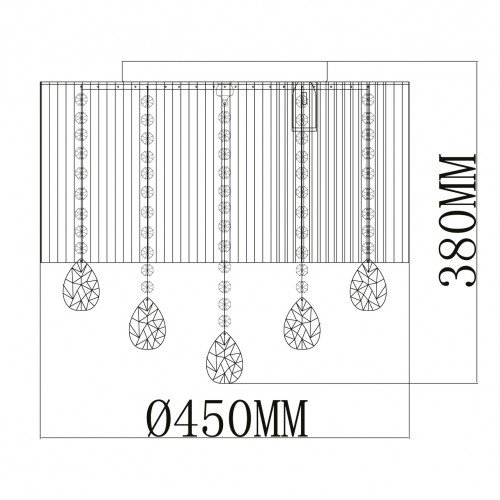 465017006 Люстра MW-Light Жаклин