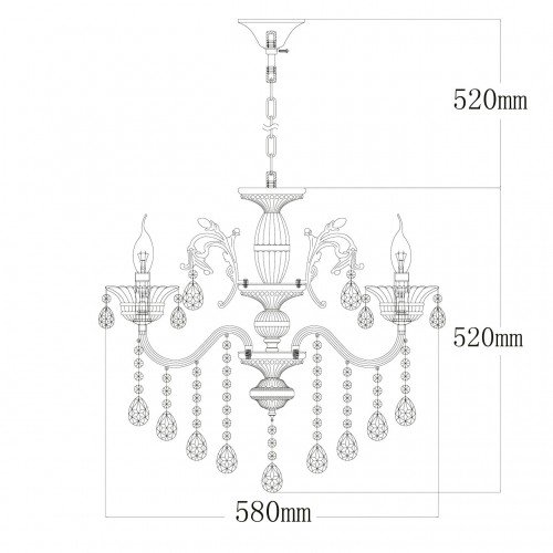482013105 Люстра MW-Light Селена