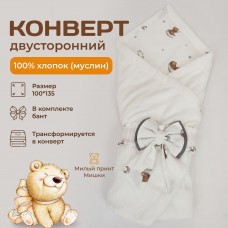 Конверт для новорожденного Мишки (100/90) Конверт для новорожденного Мишки (100/90)