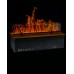 Паровой электрический очаг 3D FireLine 600 + 1 прозрачное стекло