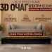 Паровой электрический очаг 3D FireLine 1500 с эффектом синего пламени + 1 прозрачное стекло