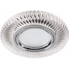 Светильник встраиваемый с LED подсветкой Feron CD988 потолочный MR16 G5.3 прозрачный Светильник встраиваемый с LED подсветкой Feron CD988 потолочный MR16 G5.3 прозрачный