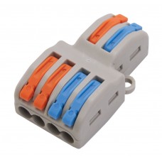 Клемма строительно-монтажная STEKKER для подключения фазных проводников 2 контактные группы (1 ввод, 2 вывода на полюс), LD222-424. Упаковка (25 шт) 39249 Клемма строительно-монтажная STEKKER для подключения фазных проводников 2 контактные группы (1 ввод, 2 вывода на полюс), LD222-424. Упаковка (25 шт) 39249