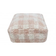 Подушка-пуф Шахматы розовый 20*40*40 Подушка-пуф Шахматы розовый 20*40*40