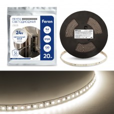 Светодиодная лента Feron LS520 стабилизированная, 120SMD(2835)/м 11Вт/м 24V 20000*10*1.22мм 4000К IP20 41277 Светодиодная лента Feron LS520 стабилизированная, 120SMD(2835)/м 11Вт/м 24V 20000*10*1.22мм 4000К IP20 41277