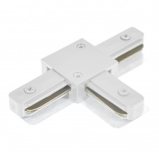 Коннектор Т-образный однофазный  для шинопровода , белый, LD1019 FERON 51895 Коннектор Т-образный однофазный  для шинопровода , белый, LD1019 FERON 51895