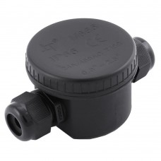 LD544 Коробка распределит. водонепрониц круглая 2 вых. с 3-конт.коннектором, 450V,106х64х46 STEKKER 49232 LD544 Коробка распределит. водонепрониц круглая 2 вых. с 3-конт.коннектором, 450V,106х64х46 STEKKER 49232