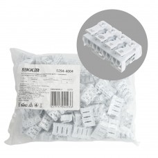 Клемма монтажная STEKKER, LD294-4004 для подключения фазных проводников, 4 контактные группы (3 ввода, 3 вывода на полюс). Упаковка (100 шт) 32735 Клемма монтажная STEKKER, LD294-4004 для подключения фазных проводников, 4 контактные группы (3 ввода, 3 вывода на полюс). Упаковка (100 шт) 32735