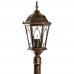 Светильник садово-парковый Feron PL165  шестигранный, столб 60W E27 230V, черное золото
