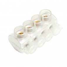 Клемма 4-х контактная STEKKER  для подключения сетей уличного освещения KE10.504 (Al10-50/Cu2,5-35), LD611-4 50215 Клемма 4-х контактная STEKKER  для подключения сетей уличного освещения KE10.504 (Al10-50/Cu2,5-35), LD611-4 50215