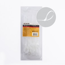 Хомут нейлоновый многоразовый STEKKER NYCT40-150 4x150 мм, белый, упаковка 100 шт 39081 Хомут нейлоновый многоразовый STEKKER NYCT40-150 4x150 мм, белый, упаковка 100 шт 39081