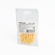 Гильза соединительная изолированная STEKKER LD301-4060 сечение 4,0-6,0 мм2, 48A, желтый (DIY упаковка 10 шт) 39402